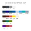 tank top color chart - Sea Of Thieves Merch