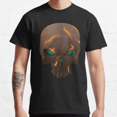 Ashen Foul Bounty Skull Sea Of Thieves Sticker T-Shirt