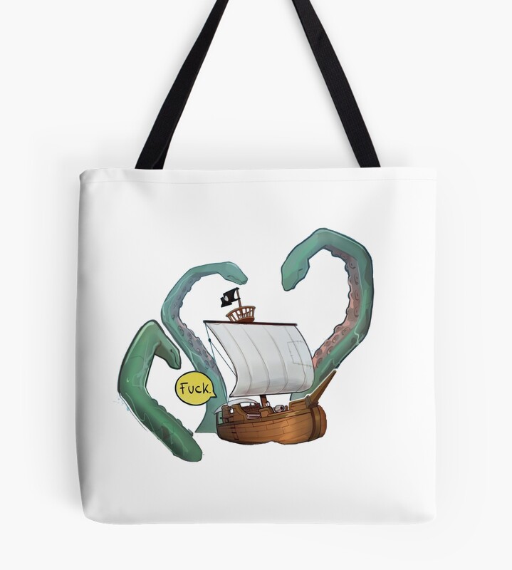 Kraken Sea of Thieves Tote Bag - Sea Of Thieves Merch